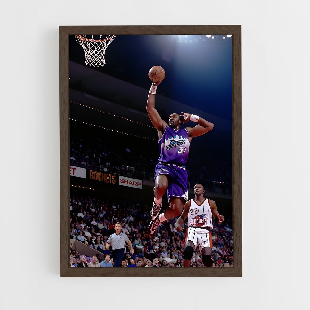 Poster L'Envol de Malone – affiche Basketball (vue 5)